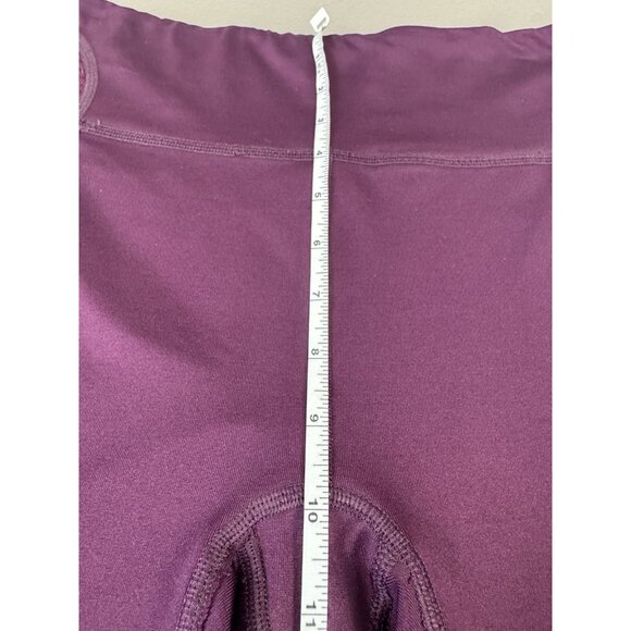 Free People FP Movement Purple plum eggplant Leggings Ribbed Mesh Detail medium - Picture 6 of 7